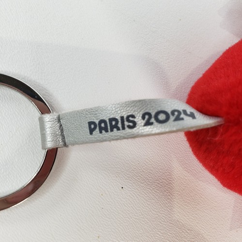Paris 2024 Summer Olympics - Olympic Phryge Mascot Plush Keychain Official - Picture 5 of 12