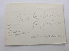 Nine Works by Richard Tuttle