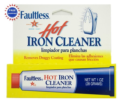 #ad Iron Hot Cleaner 1oz 28 G Faultless Starch 40110 Cleaner1oz Grams $20.00