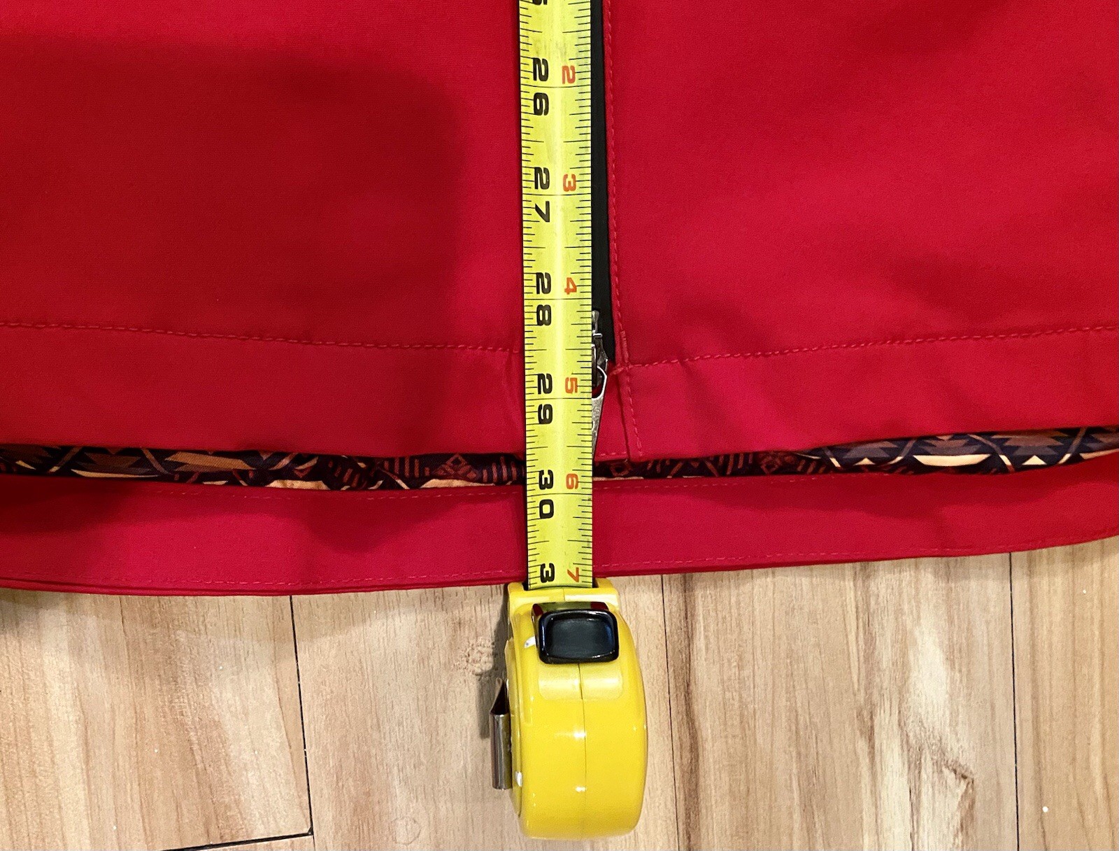 Pendleton Jacket Womens Medium Red Rain Coat Azte… - image 10