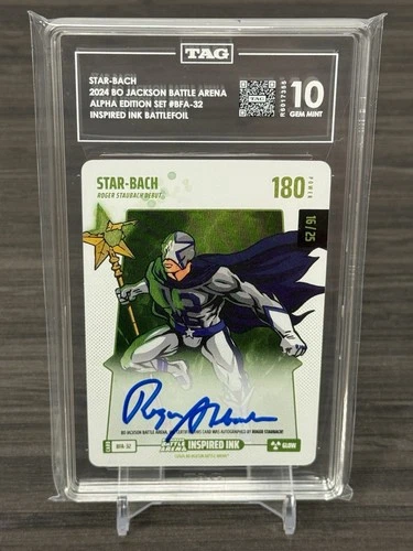 Bo Jackson Battle Arena Star-Bach Roger Staubach Glow Auto /25 TAG 10