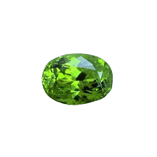 2.4 Ct  Oval Cut Natural Green Peridot From Pakistan