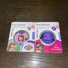 2 New Storyphones Story Shields Disc Headphones Sofia Disney Princess Lot