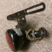 Nos 1935 1939 Era Ford Sedan Delivery Tail Light Assembly On Stand Bracket