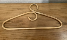 Vintage Boho Organic Bamboo Rattan Cane Clothes Hanger