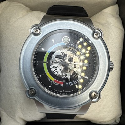 Pulsar Men's Kinetic Automatic Watch 100M Vintage 5M42-0H60 Power Reserve