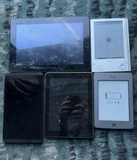 Lot 319 5x Mixed Tablets Not Tested Parts Not Working Sony Asus Kindle