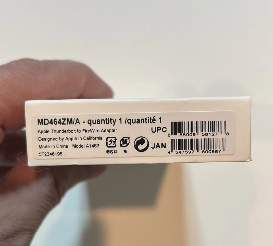 Adaptador FireWire Thunderbolt MD464ZM/A (igual que MD464LL/A) Foto 4 de 4