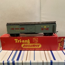 Triang Railways 00 Gauge R136 Long Box Car Speedy Service Freight Car In Box