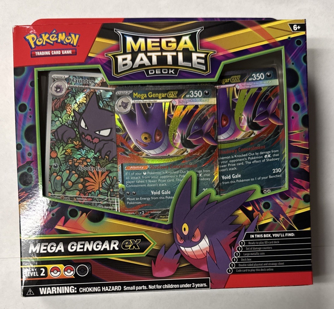 Pokemon TCG Mega Gengar EX Battle Deck English Edition New Factory Sealed