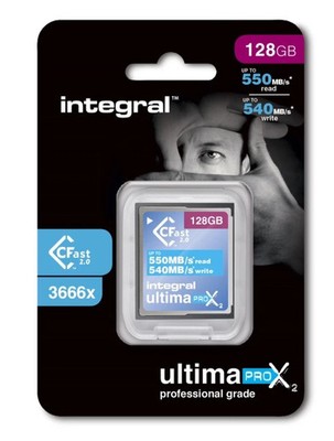Integral UltimaPro X2 128 GB CFast Memory Card