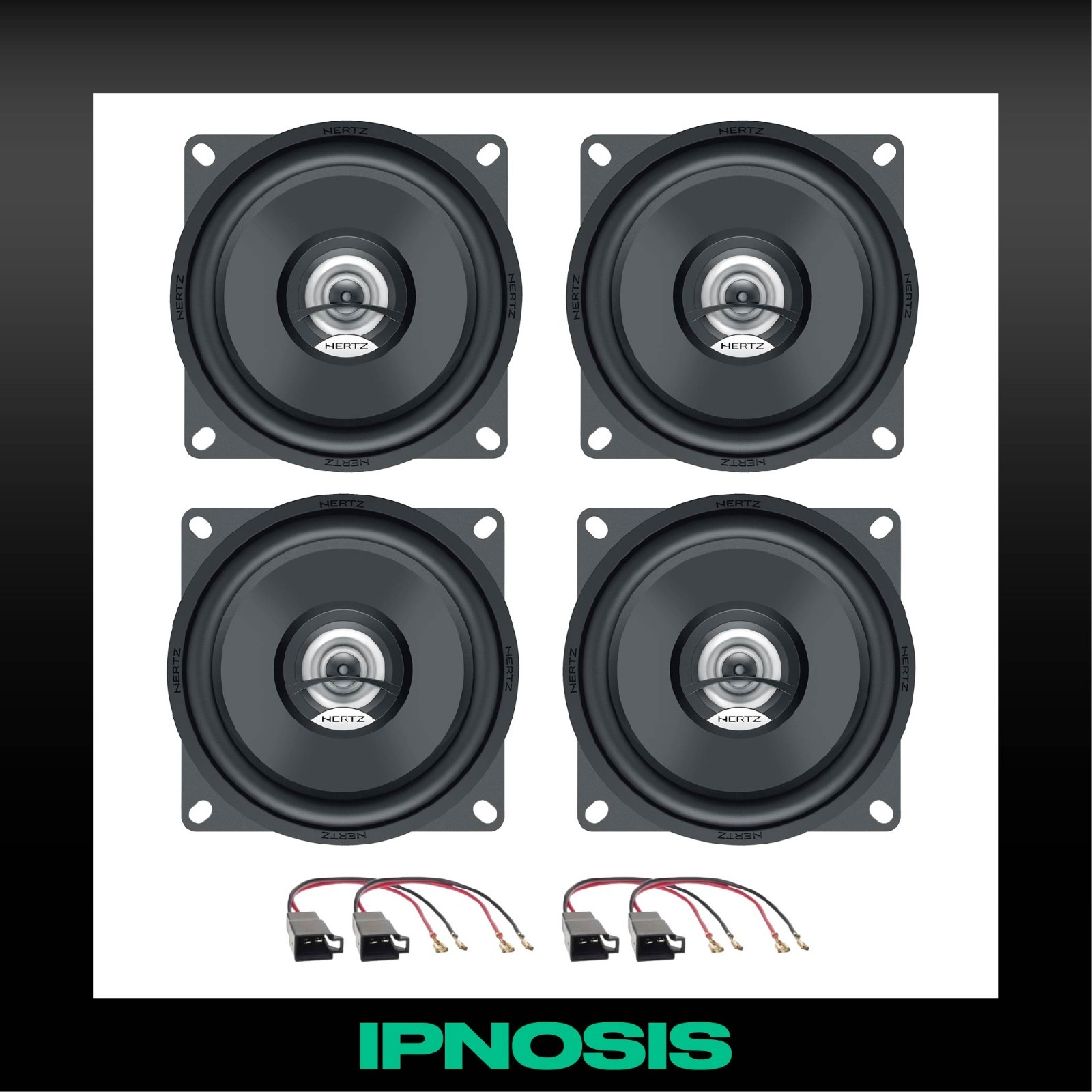 Kit Audio Hertz 4 Casse 100mm per Opel Agila e Suzuki Wagon R+ 00-07