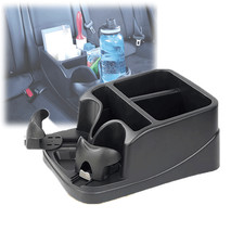 Car Seat Organizer with 2 Adjustable Cup Holders Vehicle Middle Seat Organizer