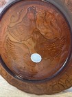 Imperial 9” Glass Plate 12 Days Of Christmas - 3rd Day Three French Hens Vintage — photo 6