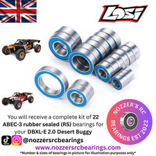 Kit cuscinetti completo Losi DBXL-E 2.0 4WD 1/5 Desert Buggy