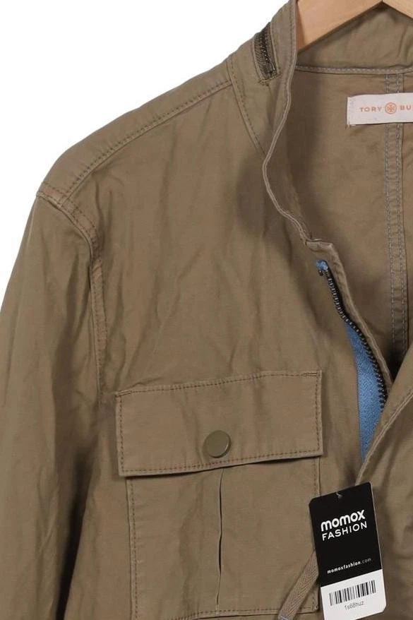 Tory Burch giacca donna giacca anorak jacket cappotto corto taglia L cotone marrone #1s68huz