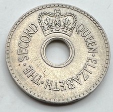 1959 Fiji Penny - One Cent - Only 864,000 Minted - 1C - Free Shipping