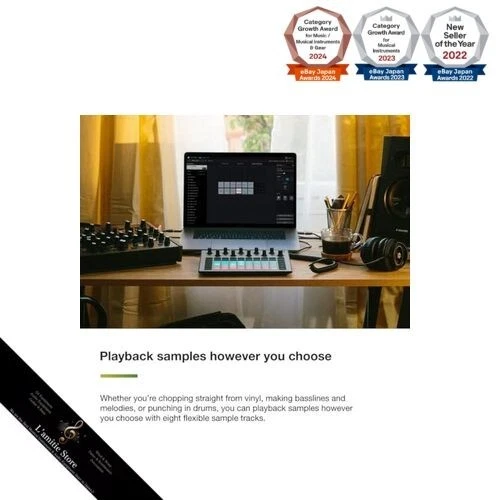 Novation CIRCUIT RHYTHM Sampler Sequenzer Japan Brandneu - Bild 3 von 4