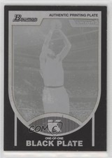 2007 Bowman Draft Picks & Stars Printing Plate Black 1/1 Rasheed Wallace #30 2b6