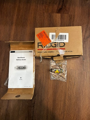 #ad RIDGID 16728 512Hz Sonde Remote Transmitter for Pipe Locating Red Black Small $279.99