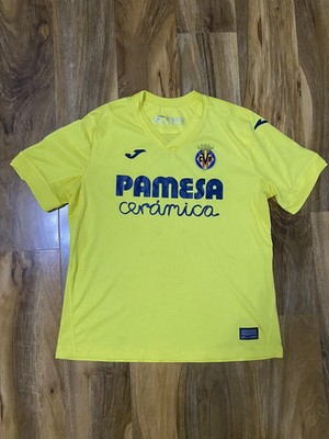 Joma 2020/21 Villarreal CF Football Soccer Home Shirt Boys Kids Size M Yellow