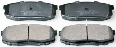 Brake pads Rear Axle B111274 DENCKERMANN for TOYOTA LAND CRUISER 200