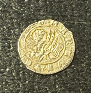 Italian States (Venice) 1368 1382 Soldino Silver Coin: Andrea Contarini