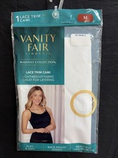 Vanity Fair Lace Trim Camisole - Size M - Radiant Collection