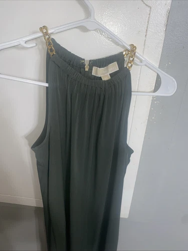 Abito donna Michael Kors taglia X piccolo colore verde senza maniche