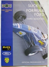 BRANDS HATCH 12 Oct 1997 Slick 50 Formula Ford BRSCC Official Programme