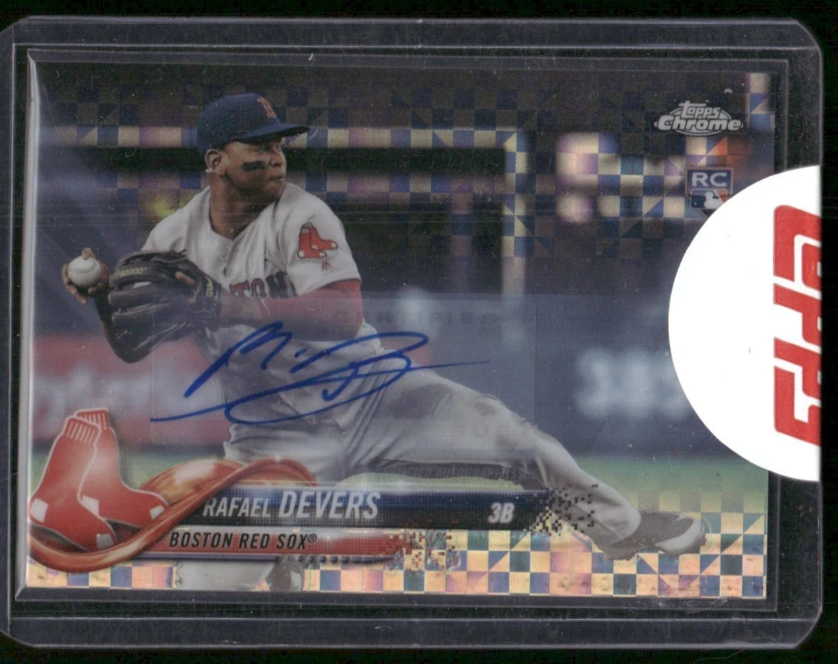 Rafael Devers Baseball Serial Numbered Sports Trading Cards