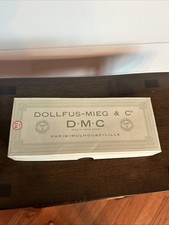 VTG Dollfus Mieg & Cie DMC 7 New Skeins 100% Cotton Art 116 Vintage Box 353