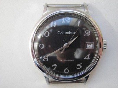 RARE Vintage Soviet Mechanical Men's Watch COLUMBUS (Poljot) USSR 2614 Export
