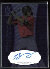 Benny Montgomery 2021 Onyx Premium Auto 17/50 #OPBM Colorado Rockies