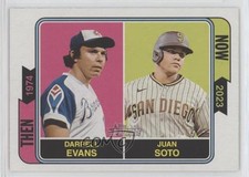 2023 Topps Heritage Then and Now Juan Soto Darrell Evans #TAN-5 18vd