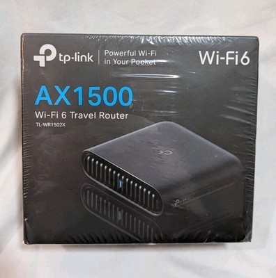 TP-Link Ultra-Portable Wi-Fi 6 AX1500 Travel Router TL-WR1502X NEW