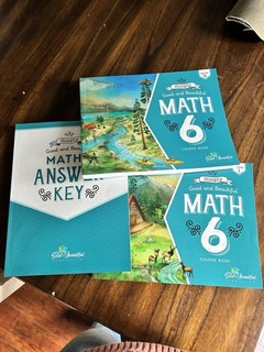 The Good and the Beautiful Math 6 Set Books 1 2 and Answer Key