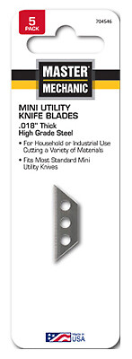 Mini Utility Knife Blades, 5-Pk.