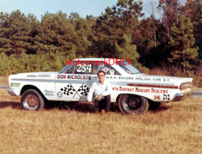 ''Dyno Don'' Nicholson & His 1964 Mercury Comet AF/Xr PHOTO! #(4)
