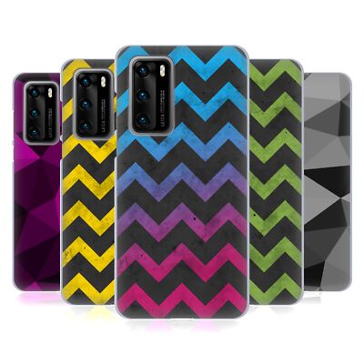 OFFICIAL PLDESIGN GEOMETRIC PATTERNS SOFT GEL CASE FOR HUAWEI PHONES 4