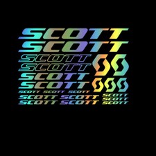 SCOTT Bike Vinyl Labels Decals Stickers Set for MTB Bicycle DIY Decoration