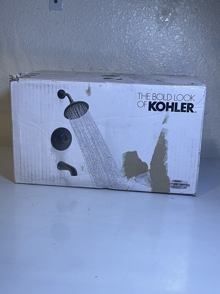 KOHLER R269294GBL Cursiva 3Spray Tub/Shower Faucet Matte Black