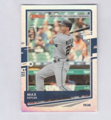Max Kepler 2020 DONRUSS MILESTONE STAT LINE PARALLEL /100 MINNESOTA TWINS
