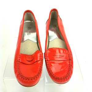 michael kors loafers orange
