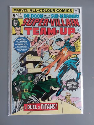 Super-Villain Team Up #4  1976 Dr. Doom And The Savage Sub Mariner