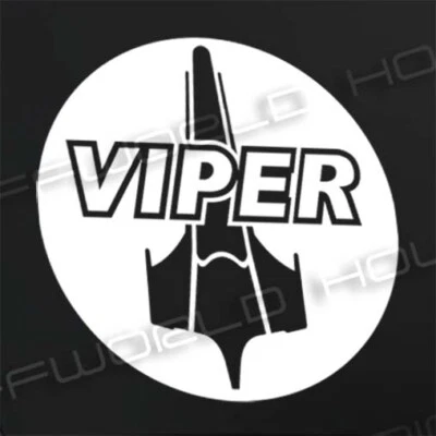 BATTLESTAR GALACTICA VIPER decal sticker patch Pegasus Valkyrie Adama Cylon BSG