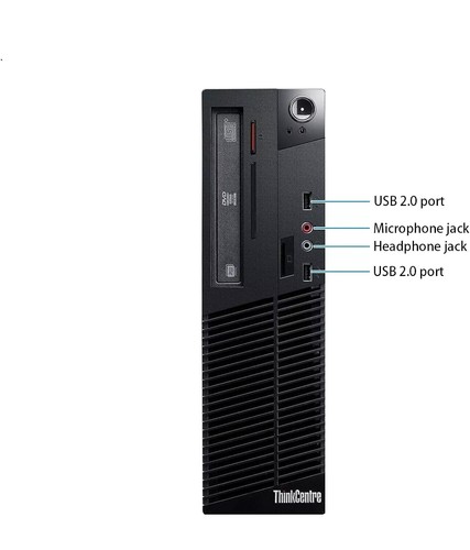 Lenovo Mini Desktop Computer i5 16GB RAM 512GB SSD 22" LCD Wi-Fi Windows 10 Pro - Picture 4 of 8