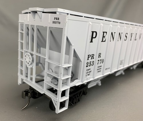 Tolva cubierta PRR Gauge O Gauge Weaver #253770 Kadee's 2 rieles gris O1864 | Zustand: Used
