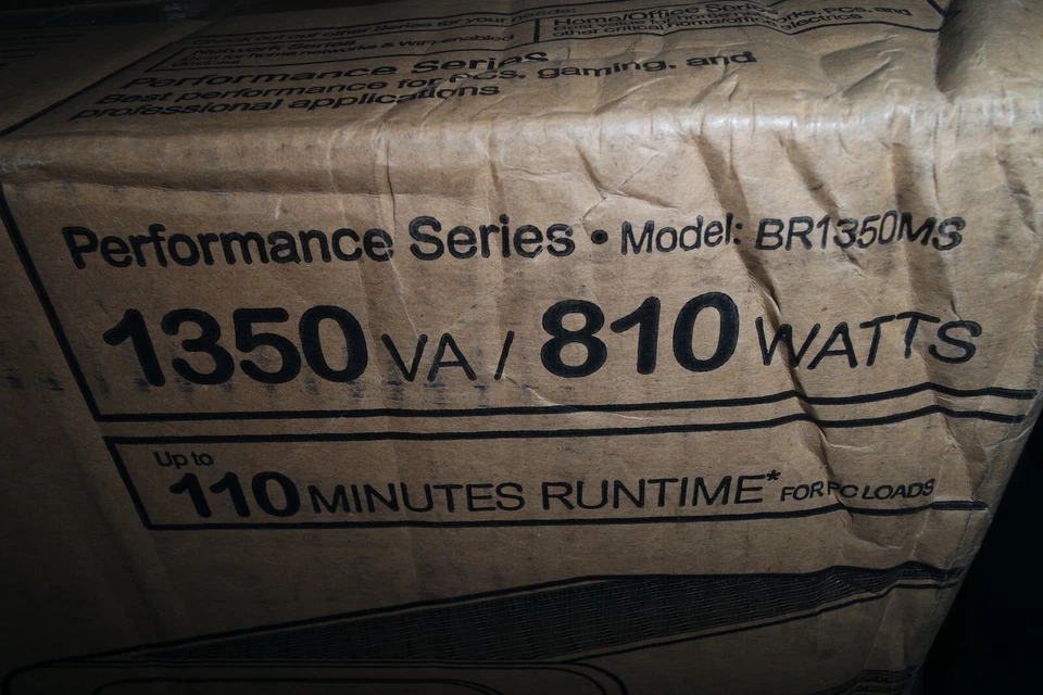 APC BR1350MS Back-UPS Pro BR 1350VA/810W 10 Outlets (New Sealed) - Image 4 of 4