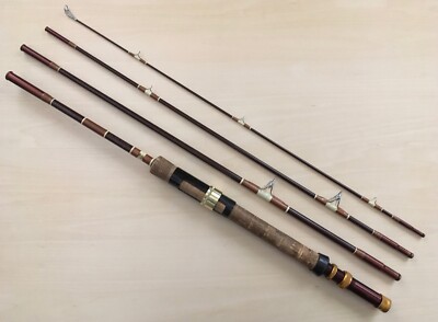 Vintage Custom Roos Atkins Piece Fishing Rod O Ring Ferrules Original  Tube